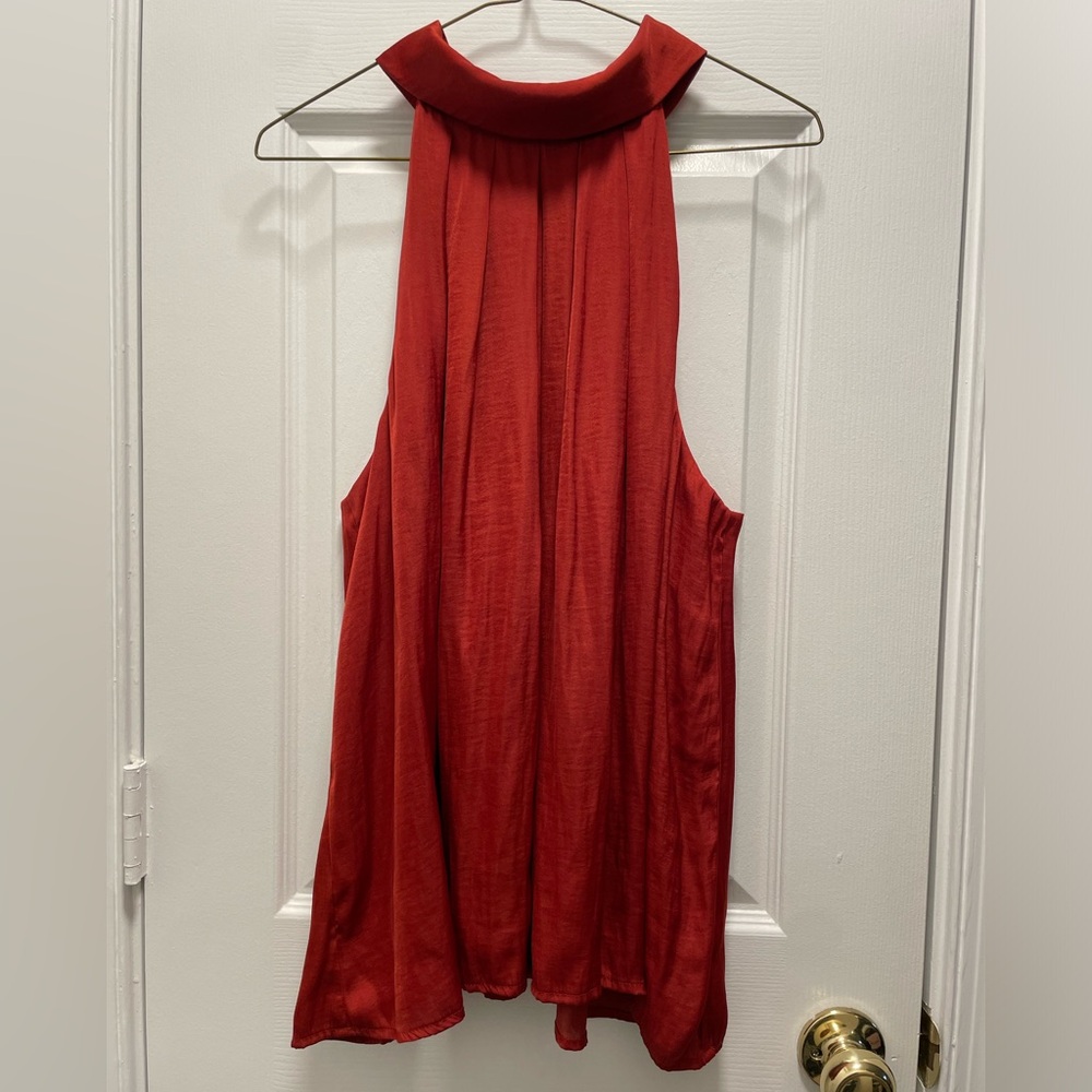 Banana Republic Blood Orange Women's Halter Top